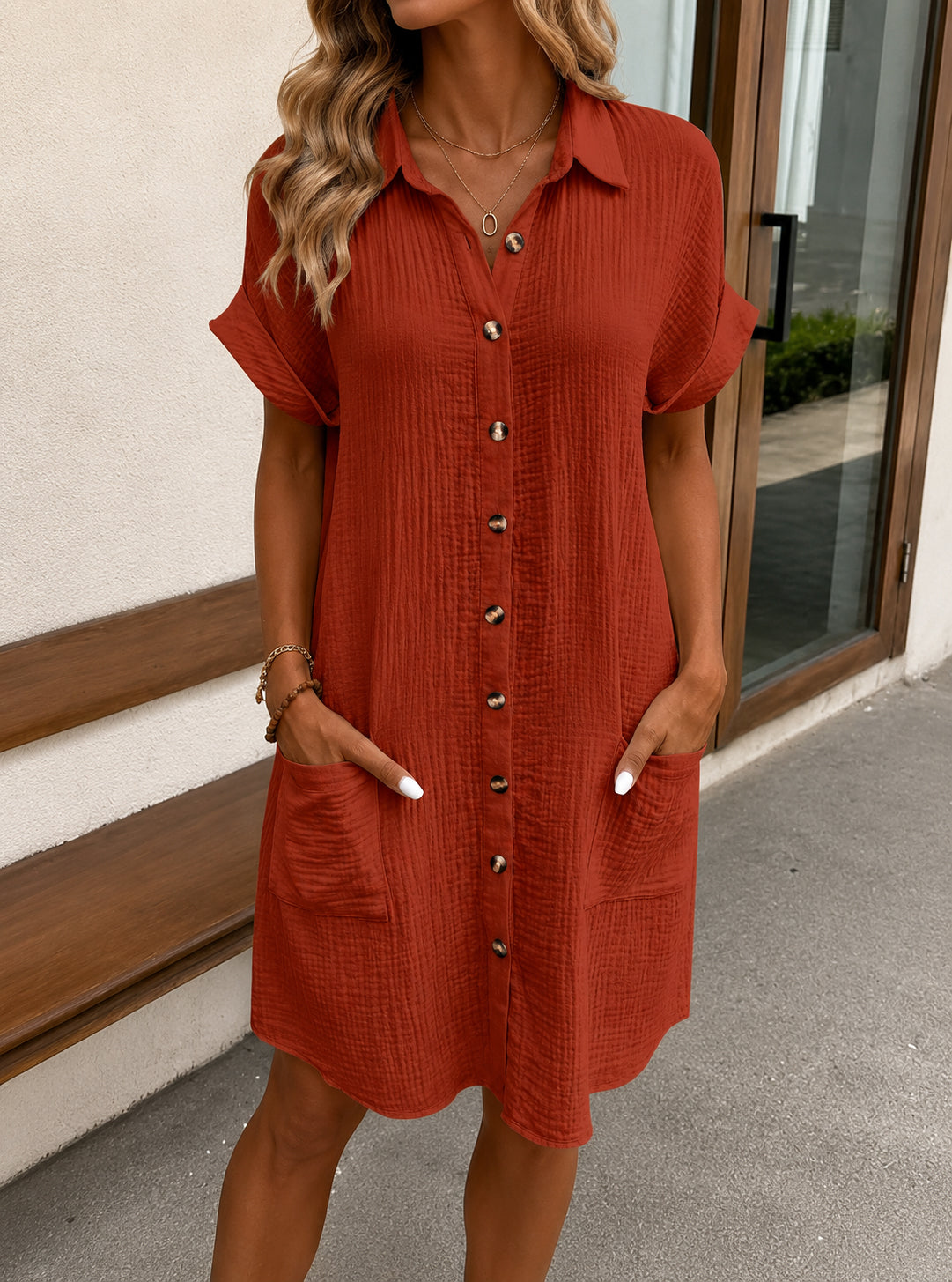 Robe Chemise Boutonnée