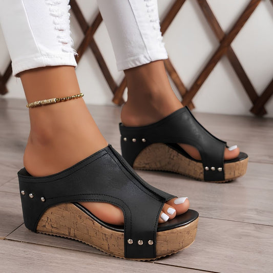 Sandales Compensées Femme Confort